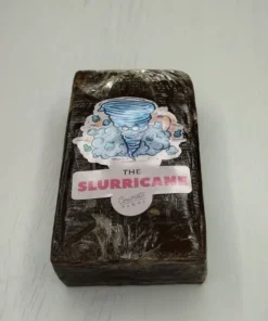 Shop Concrete Farms Slurricane Hash — fruity, creamy, indica-dominant hash with powerful relaxing effects. Discreet worldwide shipping across Europe & USA.